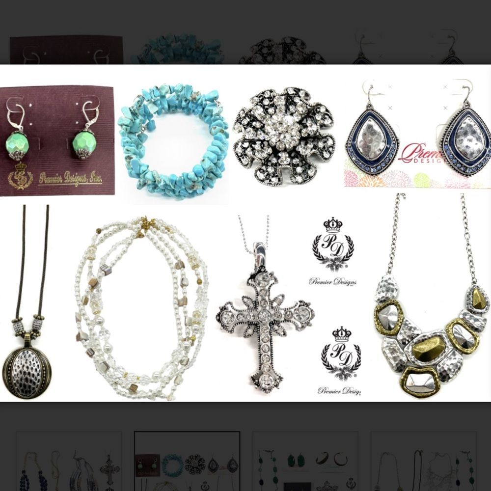 50 Piece Resale lot Premier Designs Necklaces and Earrings-Wholesale - Picture 2 of 4